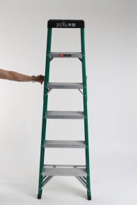 Công nghiệp sợi thủy tinh không dẫn điện đa năng thấp hơn khay công cụ mở rộng bước một loại thang - Product Image 5