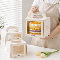 Boîtes à gâteaux personnalisées avec logo, biodégradables, qualité alimentaire, carton ivoire de luxe, boîtes à gâteaux pour une expérience gourmande