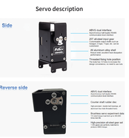 Servomotor SERVO Feetech de 12V y 40KG para Robots Humanoides Grandes, Chatbots, Chat GPT, Inteligencia Artificial, Cyborgs y Entidades Robóticas Sintéticas