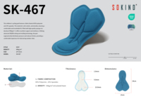 Sokind – Culotte de cyclisme pour hommes en Spandex/Nylon avec coussinet 3D, écologique, respirante, séchage rapide, haute performance, anti-choc