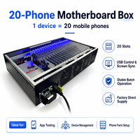 Carte de contrôle USB pour Phonefarm Cloud Gaming Matrix, pour le test d'applications, la croissance des réseaux sociaux et le contrôle Android en masse