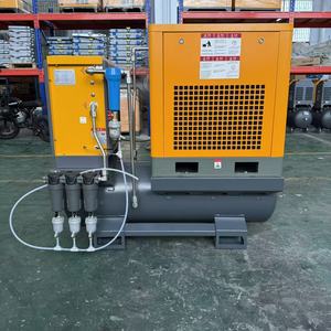 AOKEF 10HP Compresor de Aire Estacionario Integrado Cuatro en Uno para Corte Láser con PLC y Secador de Aire Incorporado de Alto Rendimiento - Product Image 6