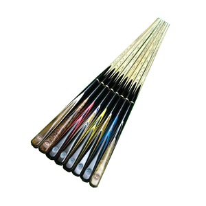 Taco de Snooker Artesanal de Alta Calidad, Unión 3/4, 10mm, Fresno y Ébano, Taco de Billar <span class=keywords><strong>Omin</strong></span> de una Pieza, 147cm, 18oz - Product Image 5