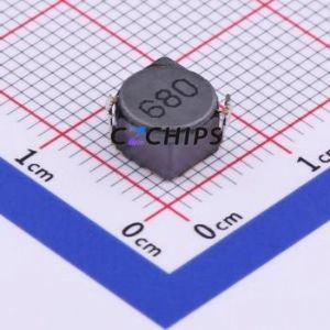 YPRH6D38-680M ตัวเหนี่ยวนำไฟฟ้าแบบ SMD,6.7x6.7 มม. ( ค่าความเหนี่ยวนำ: 68uH )( ความแม่นยำ: 20% กระแสไฟฟ้าที่กำหนด: 750mA ) - Product Image 1