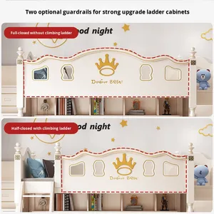 <span class=keywords><strong>Letto</strong></span> a Castello in Legno Massello Stile Americano per Bambini, <span class=keywords><strong>Letto</strong></span> <span class=keywords><strong>Doppio</strong></span> Genitore-Figlio per Piccoli Appartamenti, Prodotto in Cina - Product Image 3