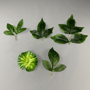 Feuilles de rose artificielles et verdure pour la décoration de mariage et la décoration intérieure, moins de 30 cm, accessoires floraux en soie - Product Image 3