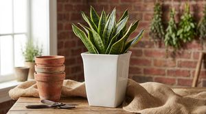 Maceta Moderna, Alta y Cuadrada, Ligera, Ecológica, de Plástico, Duradera, Material PP, para Interiores y Exteriores, de Fábrica - Product Image 4