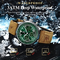 POEDAGAR 960 Nouvelle Arrivée Montre Design Mode Sport Marque Haut de Gamme Étanche Lumineuse Calendrier Date Bracelet en Cuir Véritable Montres Hommes