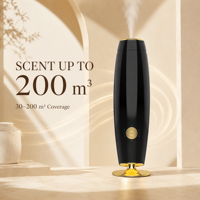 Diffuseur d'arômes sans eau de haute qualité, type C, diffuseur d'huiles essentielles à brume froide pour la maison, grande pièce, machine à parfumer l'air