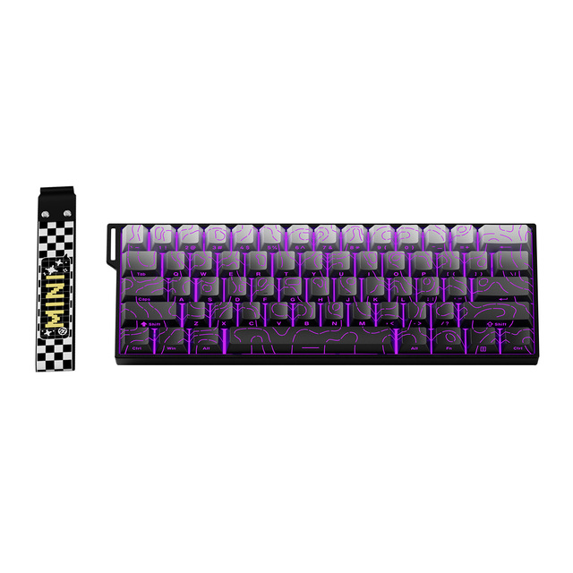Mini60HE Hot Swappable RGB Backlit Wireless Rapid Trigger Gaming Keyboard Hall Effect Switches for Gamers Desktop
