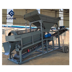 Çakıl ayırıcı ve toprak eleme ile mobil Trommel, çöl kumu için endüstriyel eleme makinesi - Product Image 2