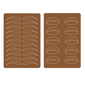Piel de silicona de doble cara para práctica de microblading y nanotrazos, marca privada - Product Image 1