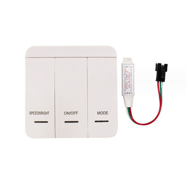 Hot Sell IR Remote Smart Running Led Strip Wireless Panel Controller Dc 5v-24v RF RGB Led Controller