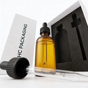 ชุดผลิตภัณฑ์ดูแลผิวแบบขวดหยดพร้อมบรรจุภัณฑ์เครื่องสำอางสั่งทำพิเศษสุดหรู ฝาปิดแม่เหล็ก พร้อมแผ่นโฟมสั่งทำพิเศษ โลโก้สั่งทำได้จากโรงงาน - Product Image 3