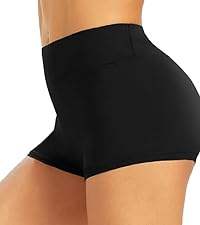 Shorts de sport pour femmes, taille haute, coupe ajustée, écologiques, séchage rapide, poches latérales, tissu Oxford respirant, logo personnalisé, nœud - Product Image 6