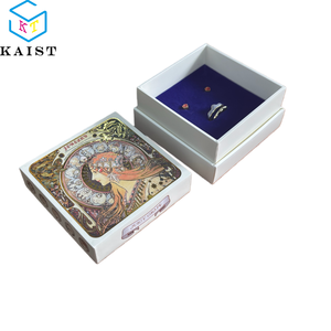 Customizable Square Jewelry Paper <strong>Box</strong> with Hot Stamped Logo &amp; <strong>Foam</strong> Insert | Luxury Packaging for Rings, Necklaces &amp; Gifting - Product Image 1