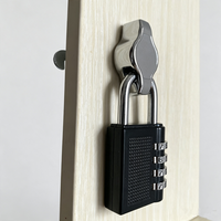 Loquet à came métallique verrouillable pour cadenas