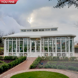 Gazebo Moderno YOUFINE para Jardín Exterior, Gazebo de Hierro Forjado, Solárium, Invernadero - Product Image 5