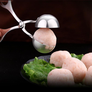 Pince de cuisine WXL023 en acier inoxydable pour la préparation de boulettes de viande, outil de moulage et de pincement, vente en gros - Product Image 4