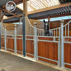 鉄骨構造馬WPC馬安定ドア鉄骨フレームワイヤーメッシュ内部馬ストール - Product Image 5