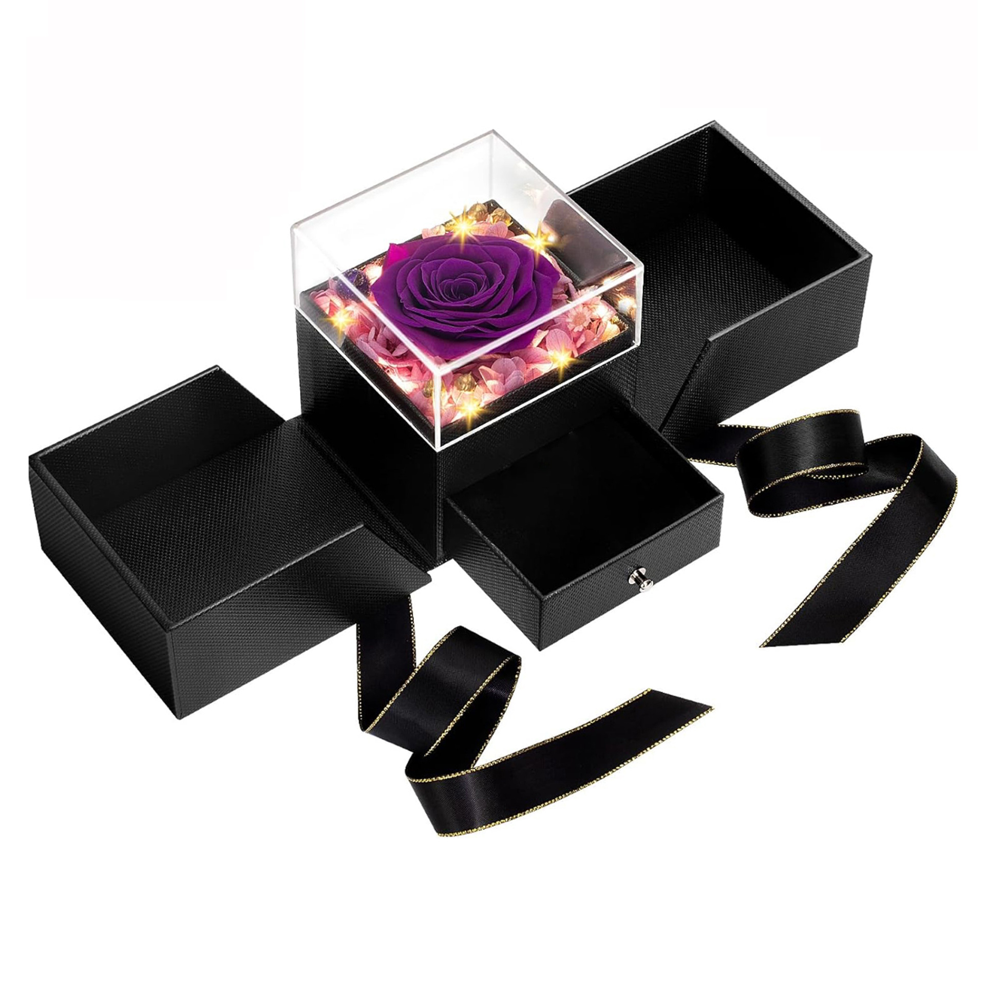 Flor eterna morada