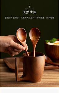 Planche à découper en bois foncé de style ancien, certifiée alimentaire, prête à être expédiée, épaisse et durable, pour cuisine - Product Image 6