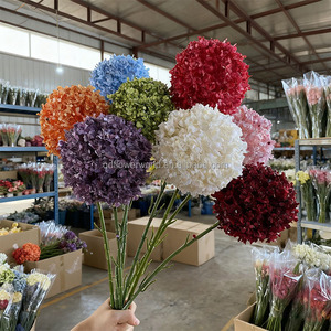 Nouvel arrivage de fleurs artificielles <span class=keywords><strong>allium</strong></span> géant boule romantique pour la décoration de vase de maison de mariage - Product Image 1