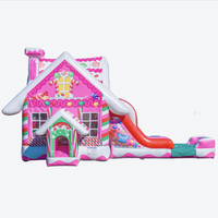 Combo Inflable de Dulces FUN BOUNCE - Material de PVC para Uso Comercial en Exteriores