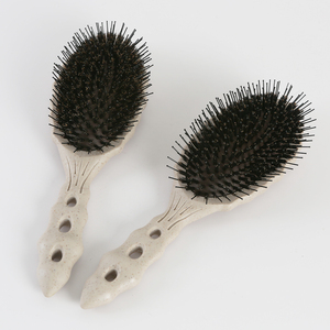 <span class=keywords><strong>Cepillo</strong></span> para el Cabello con Cojín de Aire de Paja de Trigo Ecológico, Antiestático, Desenredante, para Masaje del Cuero Cabelludo, de Fibra <span class=keywords><strong>Natural</strong></span> Biodegradable - Product Image 3