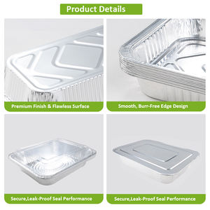 Moldes para <span class=keywords><strong>Pan</strong></span> Mini de 1 Libra, de Aluminio, Resistentes, Desechables, para Hornear <span class=keywords><strong>Pan</strong></span> y Pasteles - Product Image 3