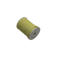 Cordon de treuil tressé en aramide jaune de 0,8 mm, haute ténacité, écologique, ignifuge et résistant aux hautes températures pour le verre