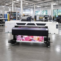 Impresora de Inyección de Tinta de Formato Grande Latex 5800H de 1.8m con Cabezales de Impresión Epson I3200 para Impresión de Vinilo, Películas PET y Pancartas