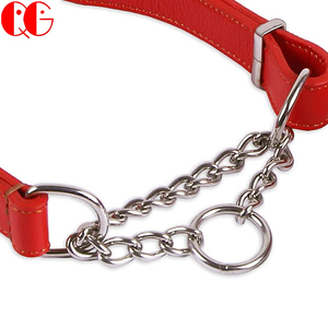 Cadena de Metal con Anillo en D para Mascotas, Cadena de Collar de Acero Inoxidable, Ajustable, Reflectante, Antiescape, No Tirones, Cachorros, Entrenamiento - Product Image 5