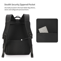 Tas Ransel Laptop Bisnis Anti Air 15,6 Inci Kapasitas Besar Ringan untuk Perjalanan Pria, Ransel Komputer dengan Logo Custom
