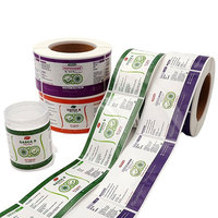 Machine d'étiquetage de rouleaux autocollants personnalisés, étiquetage BOPP imperméable certifié ISO, étiquette adhésive pour emballage de bouteilles
