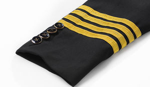 زي طيران نسائي، قميص وبدلة للطيارين وطاقم الطائرة، مصنوعة من البوليستر/الفسكوز، متوفرة في المخزون - Product Image 6