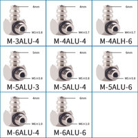 Bonne qualité à bas prix pagode Compression droite en acier inoxydable Mini joint d'air raccords pneumatiques connecteur Barb