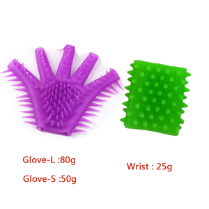 Guanto Giocattolo Sessuale per Masturbazione Orgasmo Femminile Dita Flirt Punte Guanto Sessuale in Silicone Guanti da Massaggio SM Bondage Gioco Sessuale - Product Image 4