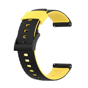 Bracelet de poignet en caoutchouc double couleur 24mm, <span class=keywords><strong>Spartan</strong></span> <span class=keywords><strong>Sport</strong></span> <span class=keywords><strong>HR</strong></span> 9 D5 pour <span class=keywords><strong>Suunto</strong></span> 7, bracelet de montre en Silicone - Product Image 4