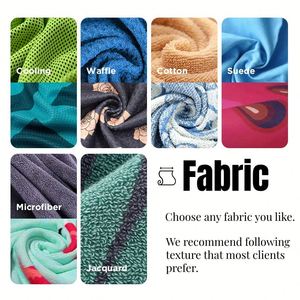 Serviettes en microfibre de qualité supérieure avec impression de logo personnalisé, rafraîchissantes, douces, pour le football, les sports de plein air, durables et réutilisables - Product Image 3