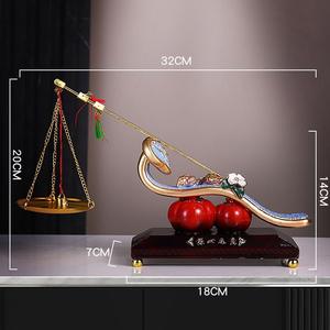 พึงพอใจของประดับตกแต่งบ้านสไตล์จีนใหม่ห้องนั่งเล่นเครื่องประดับทีวีของขวัญขึ้นบ้านใหม่ - Product Image 2