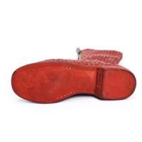 Marque de créateur classique de haute qualité tissé bout rond bottes en cuir de cheval femmes avant Zip bottes courtes personnalisées