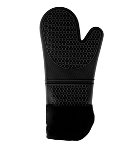 Mitaines <span class=keywords><strong>de</strong></span> four étanches à pois, résistantes à la chaleur, en <span class=keywords><strong>silicone</strong></span>, doublure souple, gants flexibles pour la cuisson, le barbecue, la <span class=keywords><strong>cuisine</strong></span>, le four. - Product Image 2