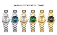 OEM CURREN 9104 femmes montre verte montre-bracelet de luxe élégant en acier inoxydable Bracelet classique femme horloge étanche Relojes