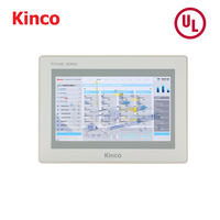 Monitor layar sentuh TFT Kinco HMI 7 inci dengan sertifikasi Modbus RS485 CE UL IP 65 -F2070E2 untuk Operasi Pabrik yang Efisien