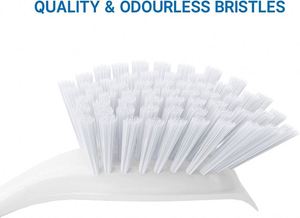 Dish <b>Brush</b> with Handle Kitchen <b>Scrub</b> <b>Brushes</b> for Cleaning Dish Scrubber with Stiff Bristles for Sink Pots Custom Printed logo - Product Image 4