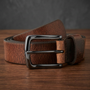 Best Selling BS INTERNATIONAL Eco-Friendly Lightweight Vintage Daily Wear Pin Buckle Belts Durable Waterproof Cow Hide Leather - Product Image 1