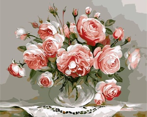 Gran Oferta XIXI Kits de Pintura por Números Personalizados con Diseño de Chica Sexy y Flores para Adultos, con Pigmentos Acrílicos y Lienzo Hecho a Mano - Product Image 4