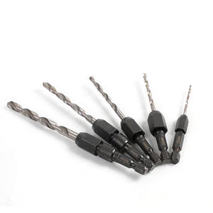 Juego de brocas helicoidales hexagonales de cambio rápido de 5 piezas para perforación de metal, con brocas desmontables, 10mm y 6mm - Product Image 5