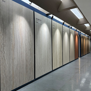 Dalle de marbre mat de Foshan 1600*3200*12mm pour mur de fond de villa duplex, buffet et îlot de cuisine - Product Image 4